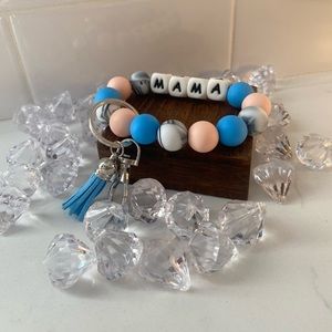 Mama blue keychain!!